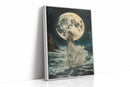 Lunar Reverie by the Sea