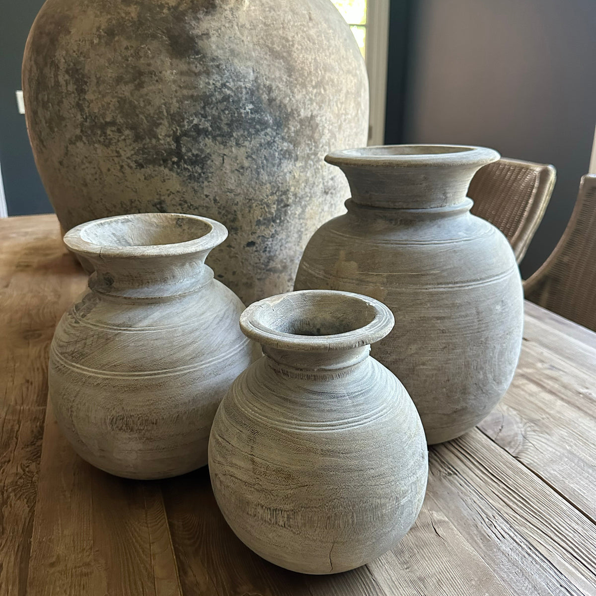 Antique Wooden Vase, photo 7 of 7