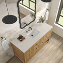 James Martin Breckenridge 60" Single Bathroom Vanity, Light Natural Oak