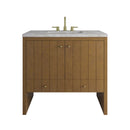 James Martin Hudson 36" Single Bathroom Vanity, Honey Oak