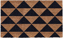 Triangles Vinyl Coir Doormat