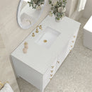 James Martin Myrrin 48" Single Bathroom Vanity, Bright White