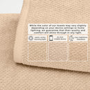 Cotton Textured Bath Towel Set - Acacia Collection by Great Bay Home