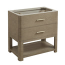 James Martin Lucian 36" Single Bathroom Vanity, Pebble Oak