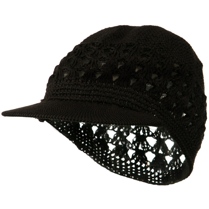 Visor Cotton Kufi Cap