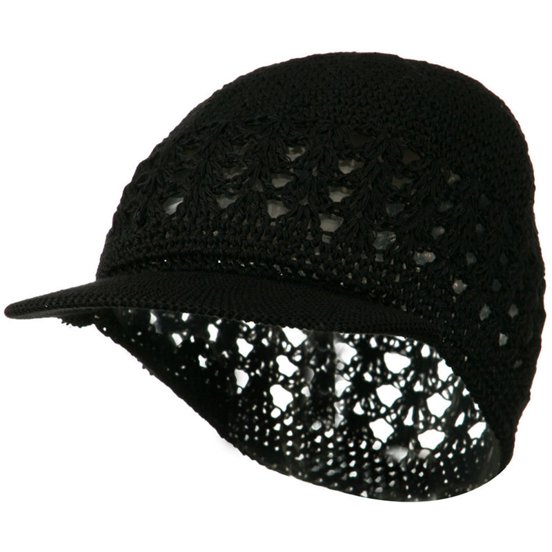 Visor Cotton Kufi Cap