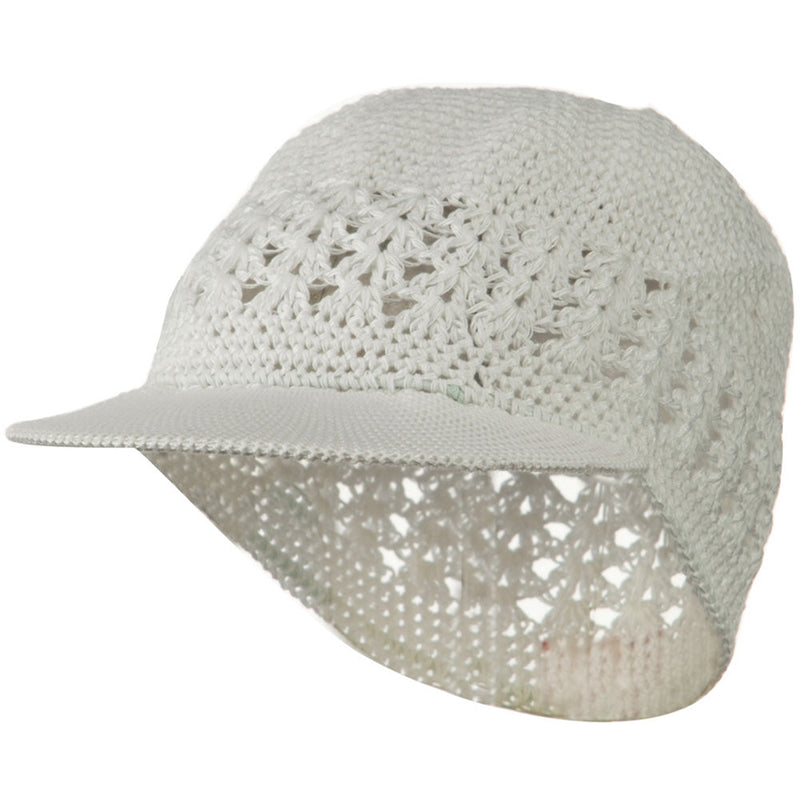 Visor Cotton Kufi Cap