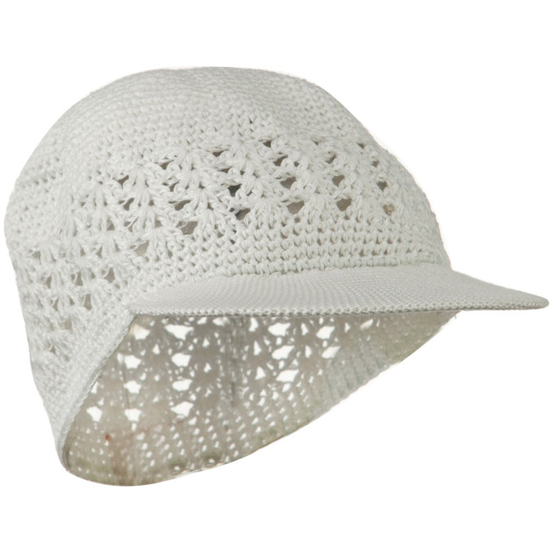 Visor Cotton Kufi Cap