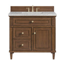 James Martin Lorelai 36" Single Bathroom Vanity, Mid-Century Walnut