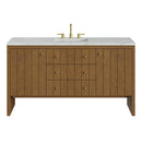 James Martin Hudson 60" Single Bathroom Vanity, Honey Oak