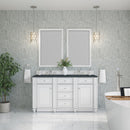 James Martin Bristol 60" Double Bathroom Vanity, Bright White