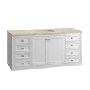 James Martin Chicago 60" Single Bathroom Vanity, Glossy White