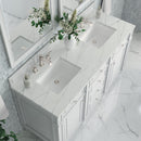 James Martin Bristol 60" Double Bathroom Vanity, Bright White
