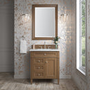 James Martin Brittany 30" Single Bathroom Vanity, Saddle Brown