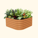 17" Tall 4 In 1 Small Modular Metal Raised Garden Bed Kit