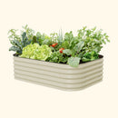 17" Tall 6 In 1 Medium Modular Metal Raised Garden Bed Kit