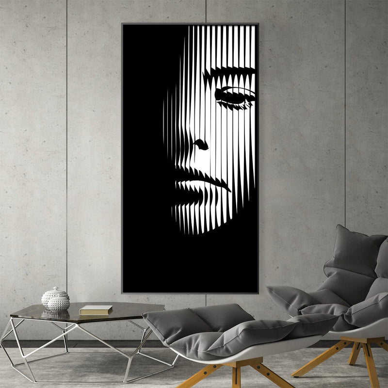 Veiled Gaze Canvas