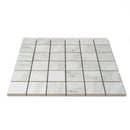 Venato Bianco Glossy Straight Joint 2x2 Porcelain Mosaics 12x12