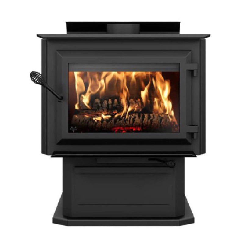 Ventis Small Wood Direct Vent Wood Stove On Pedestal With Blower (SAK35042)