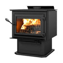 Ventis Small Wood Direct Vent Wood Stove On Pedestal With Blower (SAK35042)