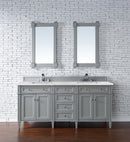 James Martin Brittany 72" Double Bathroom Vanity, Urban Gray
