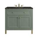 James Martin Chicago 36" Single Bathroom Vanity, Smokey Celadon