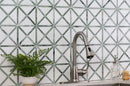 MSI Verdant Green Geometrica Pattern Pol