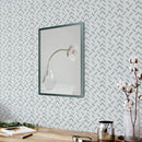 Verde, Calacatta T Fine Textured Herringbone Marble Mosaics 12 1/8x13 3/8