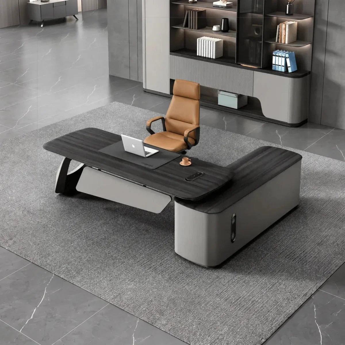 Veris · Modern L-Shaped Executive Desk, photo 2 of 9