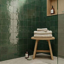Vert Menthe Glossy Zellige Tiles 4x4