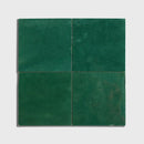 Vert Menthe Glossy Zellige Tiles 4x4