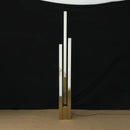 Vertical Alabaster Geometric Floor Lamp