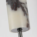 Vertical Marble Cylindrical Wall Light
