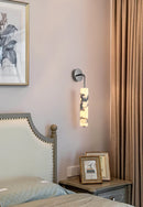 Vertical Marble Cylindrical Wall Light