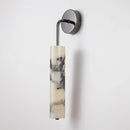 Vertical Marble Cylindrical Wall Light