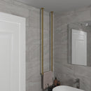 Ceiling Towel Rack for Elevated Bathroom Style