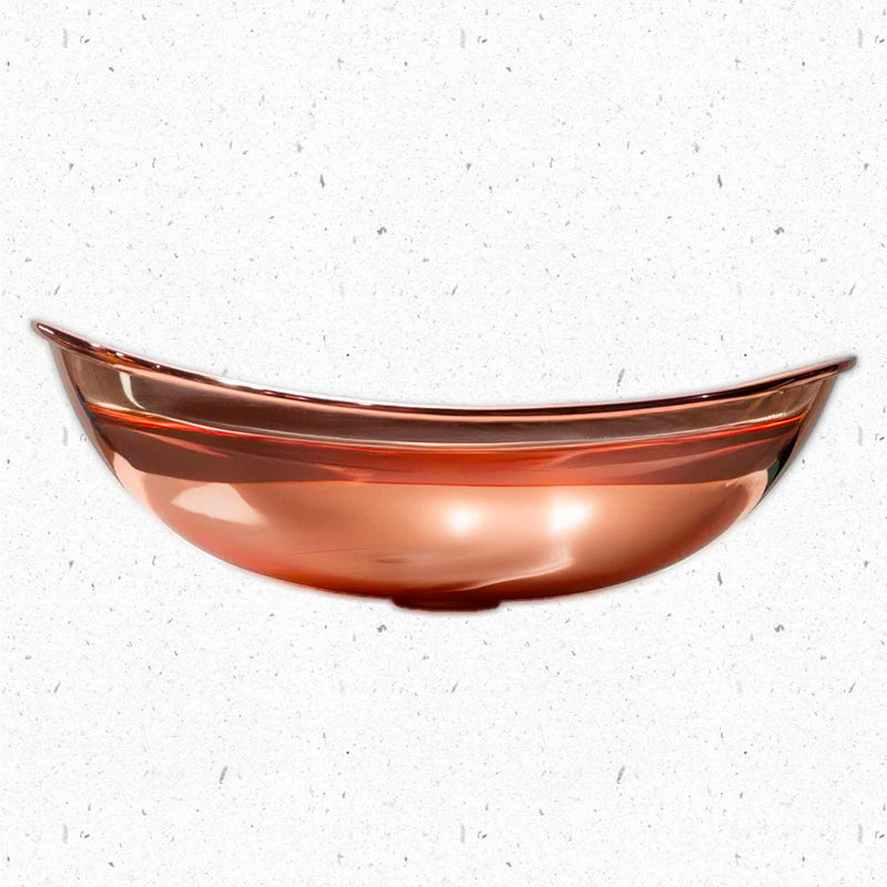 Oval Copper Vessel Sinks - Handfracted Bathroom Sink