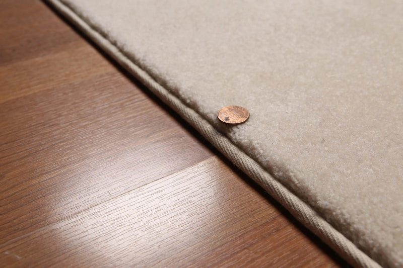 4' x 6' Modern 100% wool Pile area rug  Abstract Beige