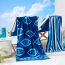 Cotton Velour Beach Towel - Maui Collection by Great Bay Home