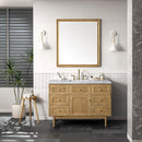 James Martin Laurent 48" Dual Mount Single Bathroom Vanity, Light Natural Oak