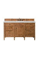James Martin Brittany 60" Single Bathroom Vanity, Saddle Brown