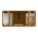 James Martin Laurent 48" Dual Mount Single Bathroom Vanity, Honey Oak