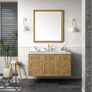 James Martin Laurent 48" Dual Mount Single Bathroom Vanity, Light Natural Oak