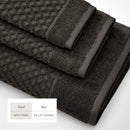 Cotton Diamond Waffle Weave Bath Towel Set - Grayson Collection by Great Bay Home