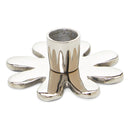 Decorative Silver Flower Candle Holder