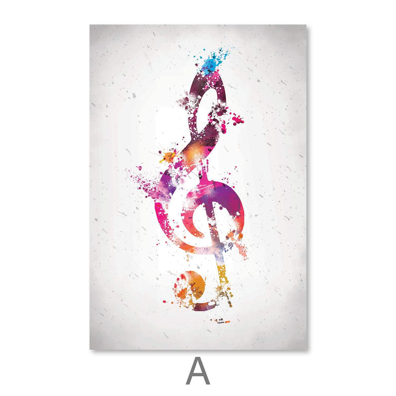 Vibing Musical Notes Canvas