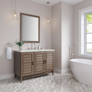 James Martin Portland 48" Single Bathroom Vanity, Whitewashed Walnut