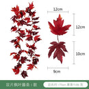 Vibrant autumn harvest hanging decoration living room leaf garland by Decorbites