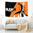 Vibrant bleach japan anime tapestry bedroom wall hanging by Decorbites