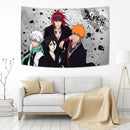Vibrant bleach japan anime tapestry bedroom wall hanging by Decorbites